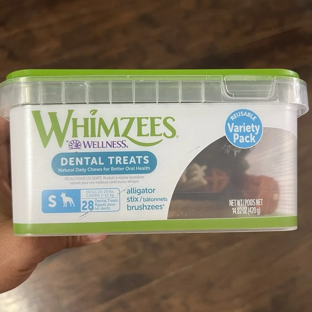 Whimzees Wellness Dog Dental Treats Variety Pack Small 28 Count 14.82 oz Sealed
